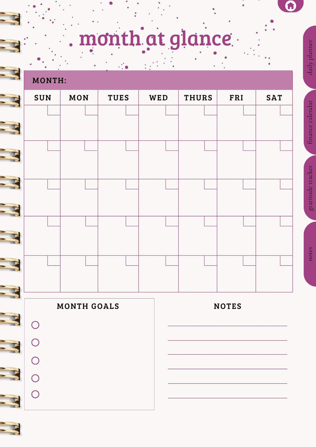 Digital Planner for Women: Productivity &amp; Self-Care Organizer (80+ Pages)