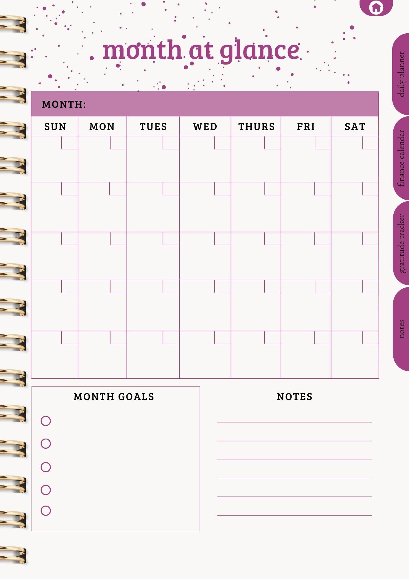 Digital Planner for Women: Productivity & Self-Care Organizer (80+ Pages)