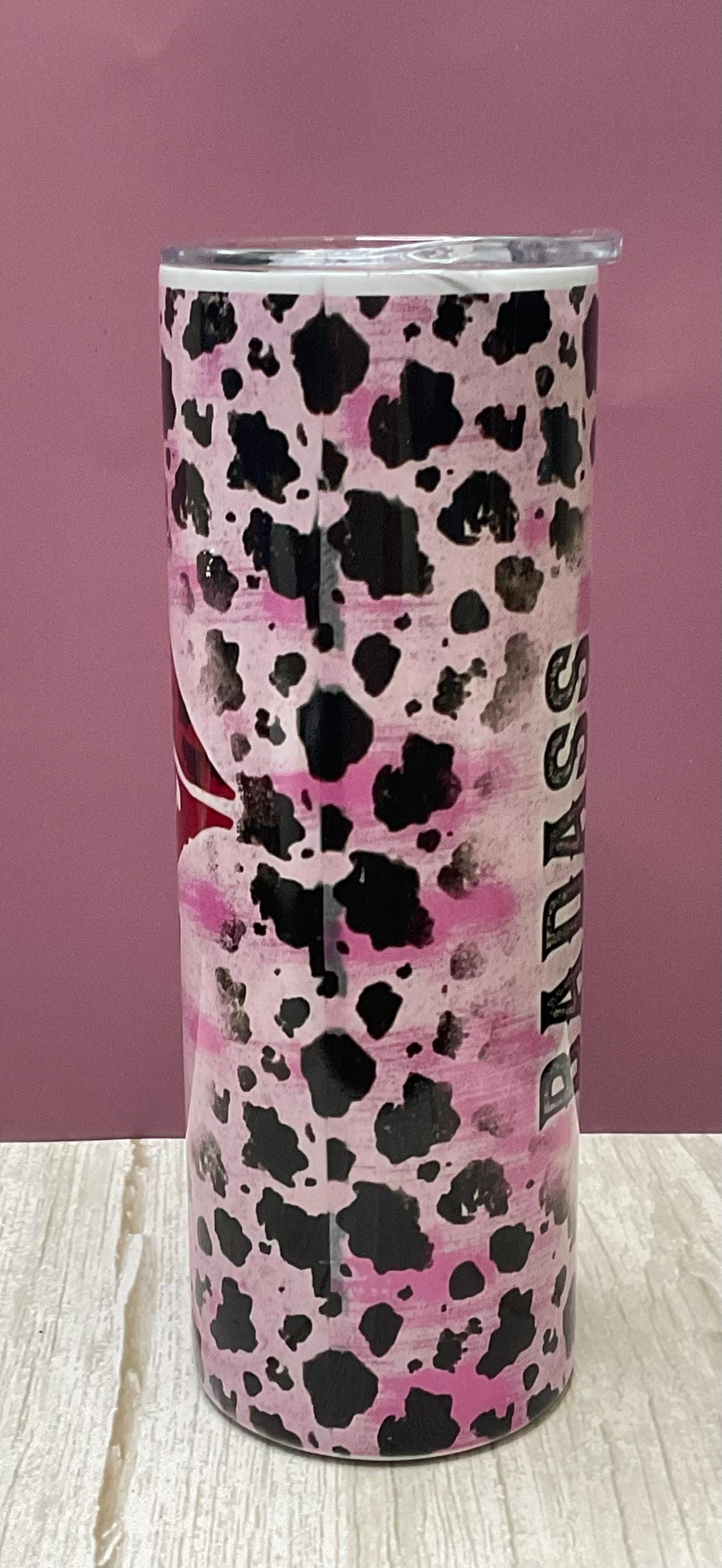 20 oz Insulated Tumbler - Baddie Energy Travel Cup (Baddass Btch Energy