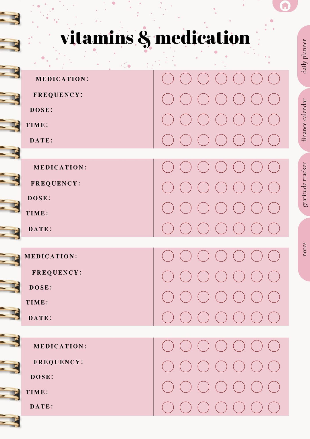 Digital Planner for Women: Productivity &amp; Self-Care Organizer (80+ Pages)