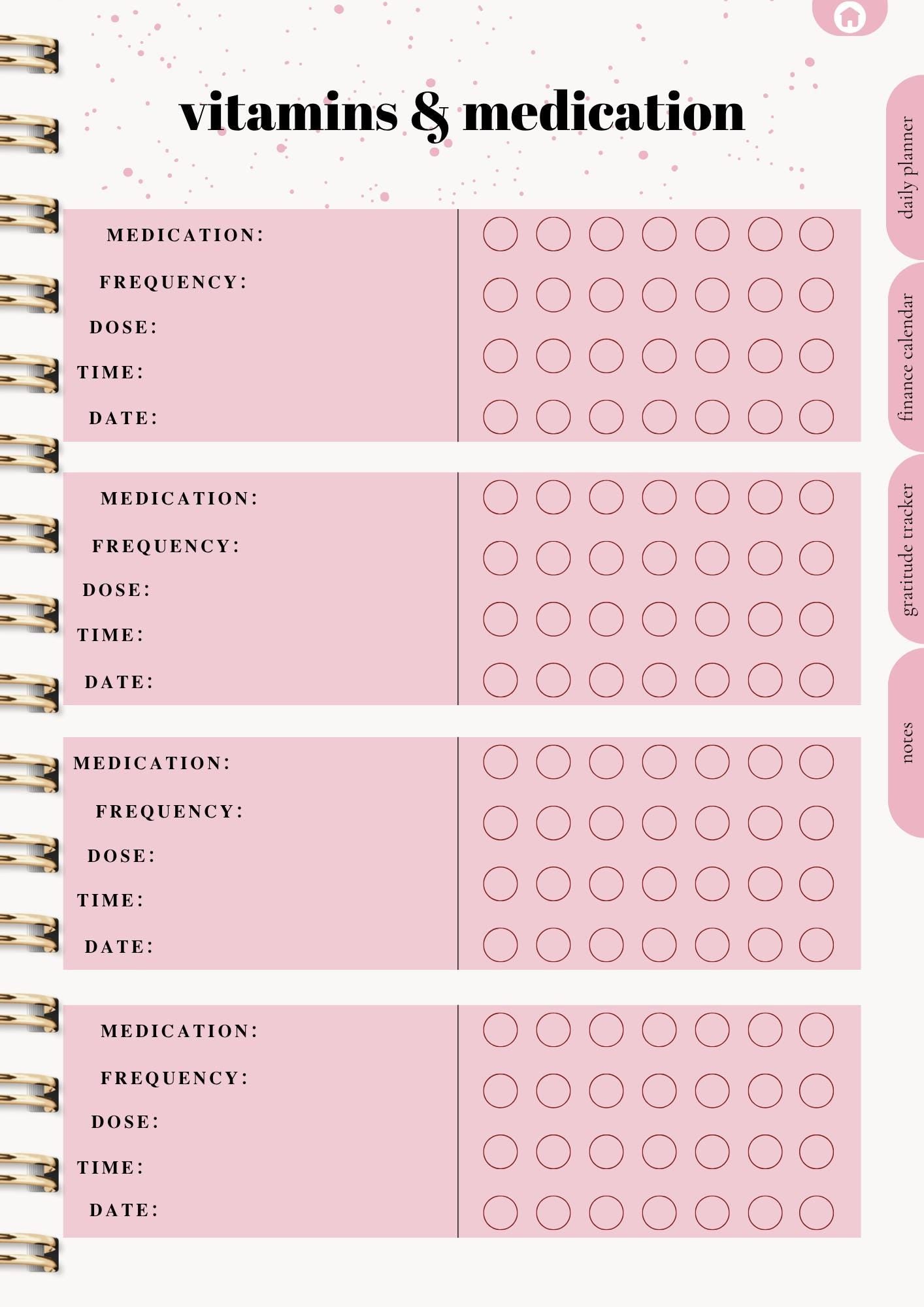 Digital Planner for Women: Productivity & Self-Care Organizer (80+ Pages)