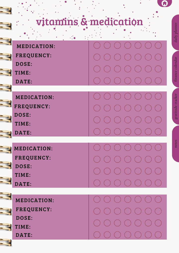 Digital Planner for Women: Productivity &amp; Self-Care Organizer (80+ Pages)