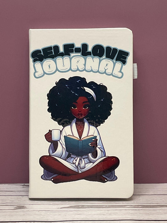 Self-Love Journal: Hardcover Faux Leather, Lined Pages