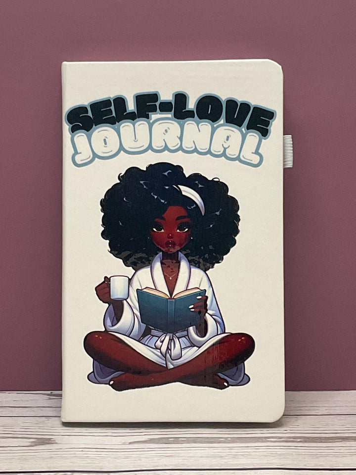 Self-Love Journal: Hardcover Faux Leather, Lined Pages