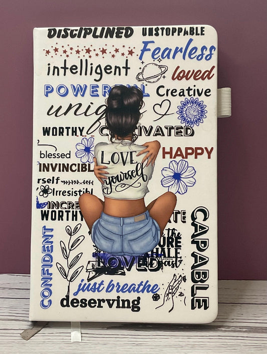 Love Yourself Hard Cover Journal: Daily Affirmations, Mindfulness