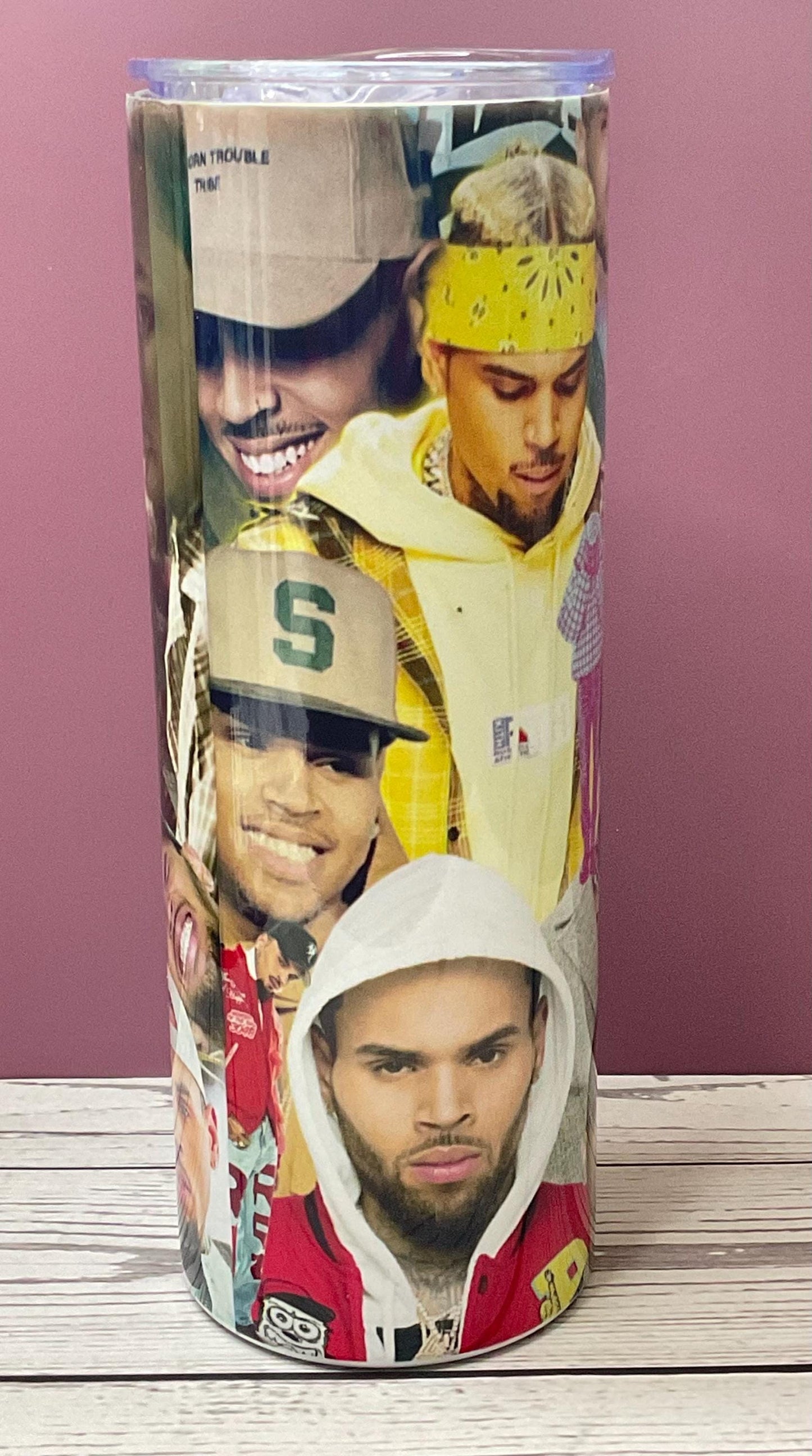Chris Brown Insulated Tumbler with Lid (Misfit Collection - Imperfections)