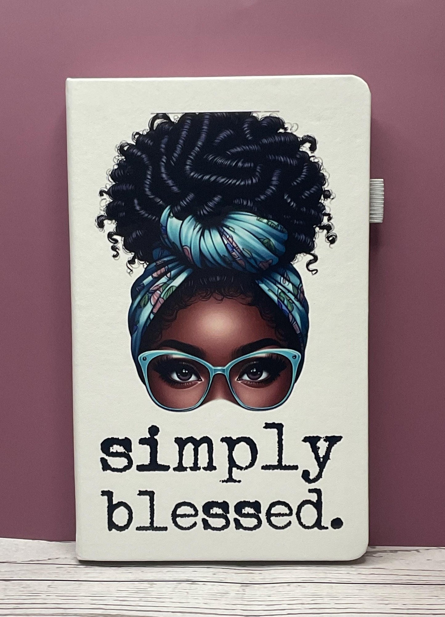 Simply Blessed Tumbler & Journal Set: Afrocentric Christian Gift