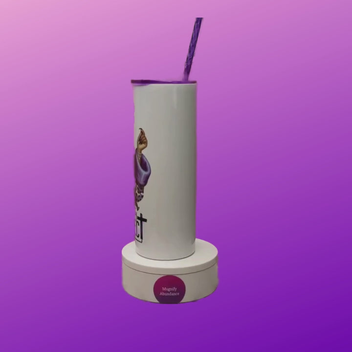 "Perfectly Imperfect” 20oz Tumbler – Self-Love &amp; Confidence Cup