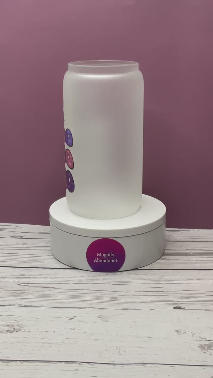 Scorpio Frosted Glass Can – Zodiac Energy Cup | Mugnify Abundance