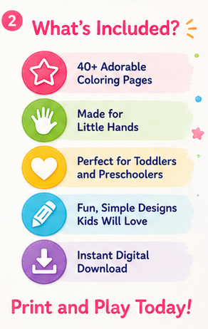 Tiny Smiles Toddler Coloring Book Printable